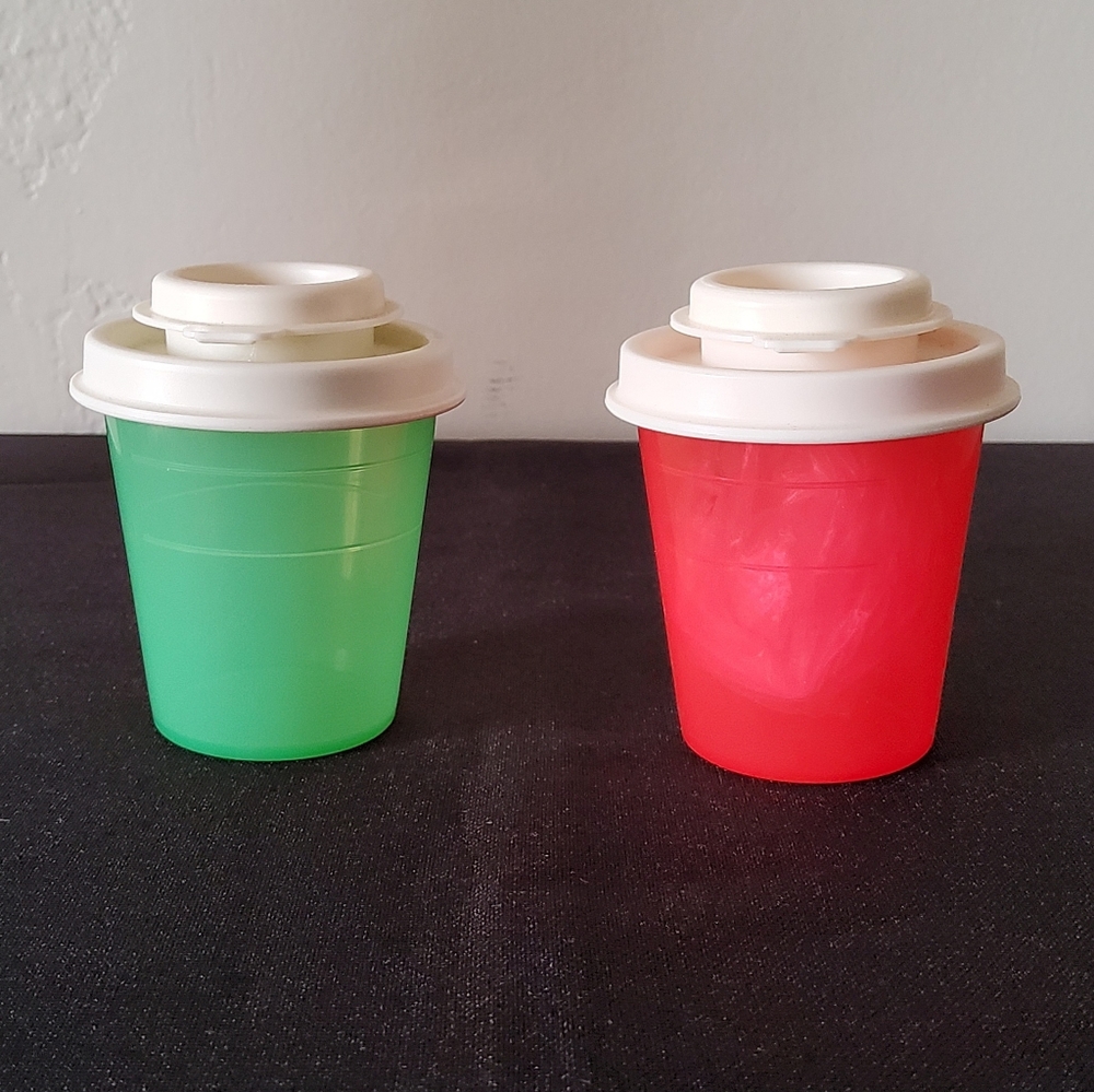 Tupperware Salt and Pepper Shakers